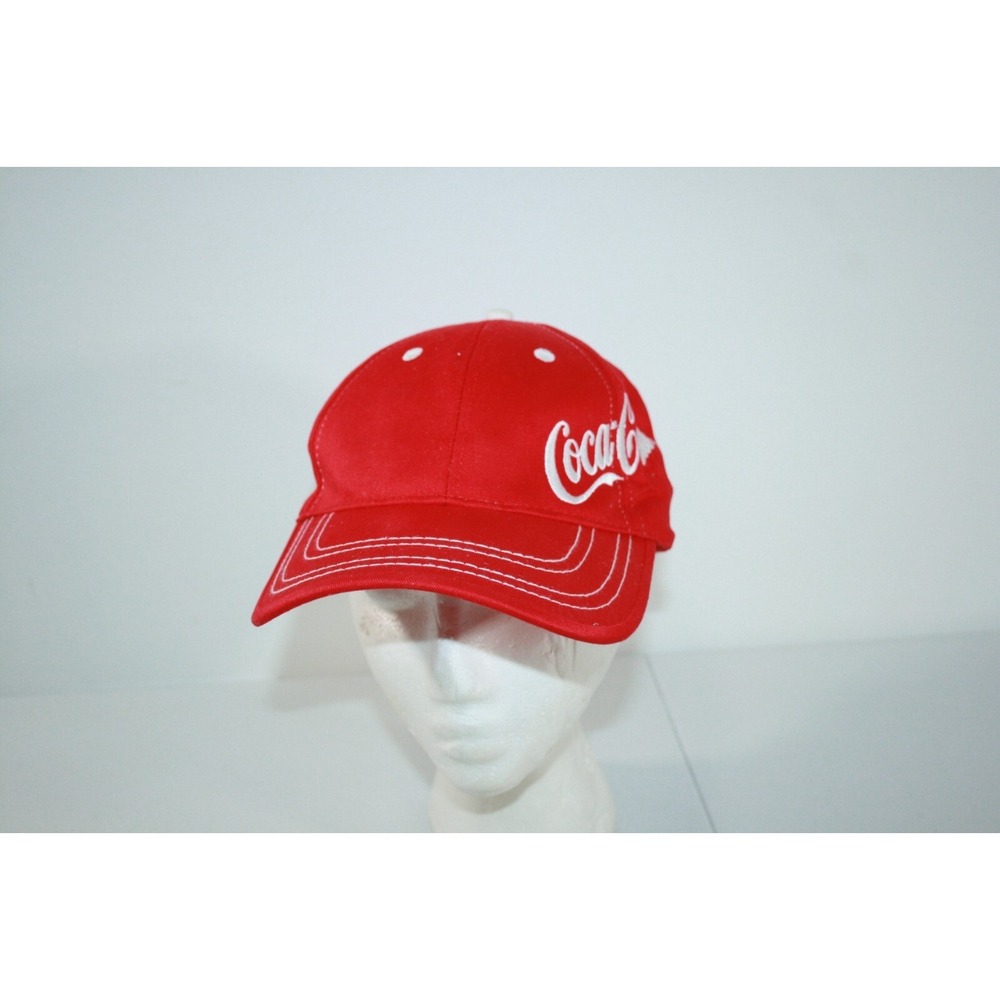 Coca-Cola K-Products‎ Red White Curved Bill Adjustable Hat Cap